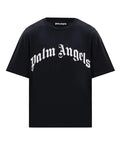 Palm Angels Big Logo Black White T-Shirt