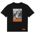 Heron Preston Logo Print Black T-Shirt