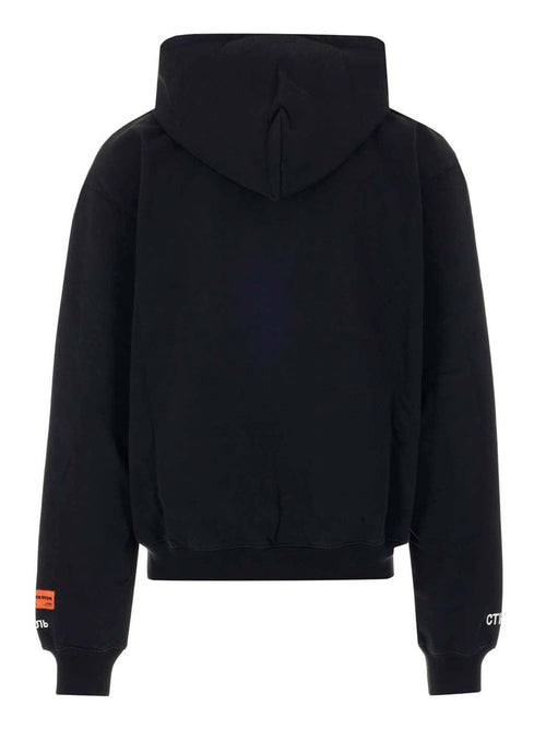 Heron Preston Split Print Black Hoodie