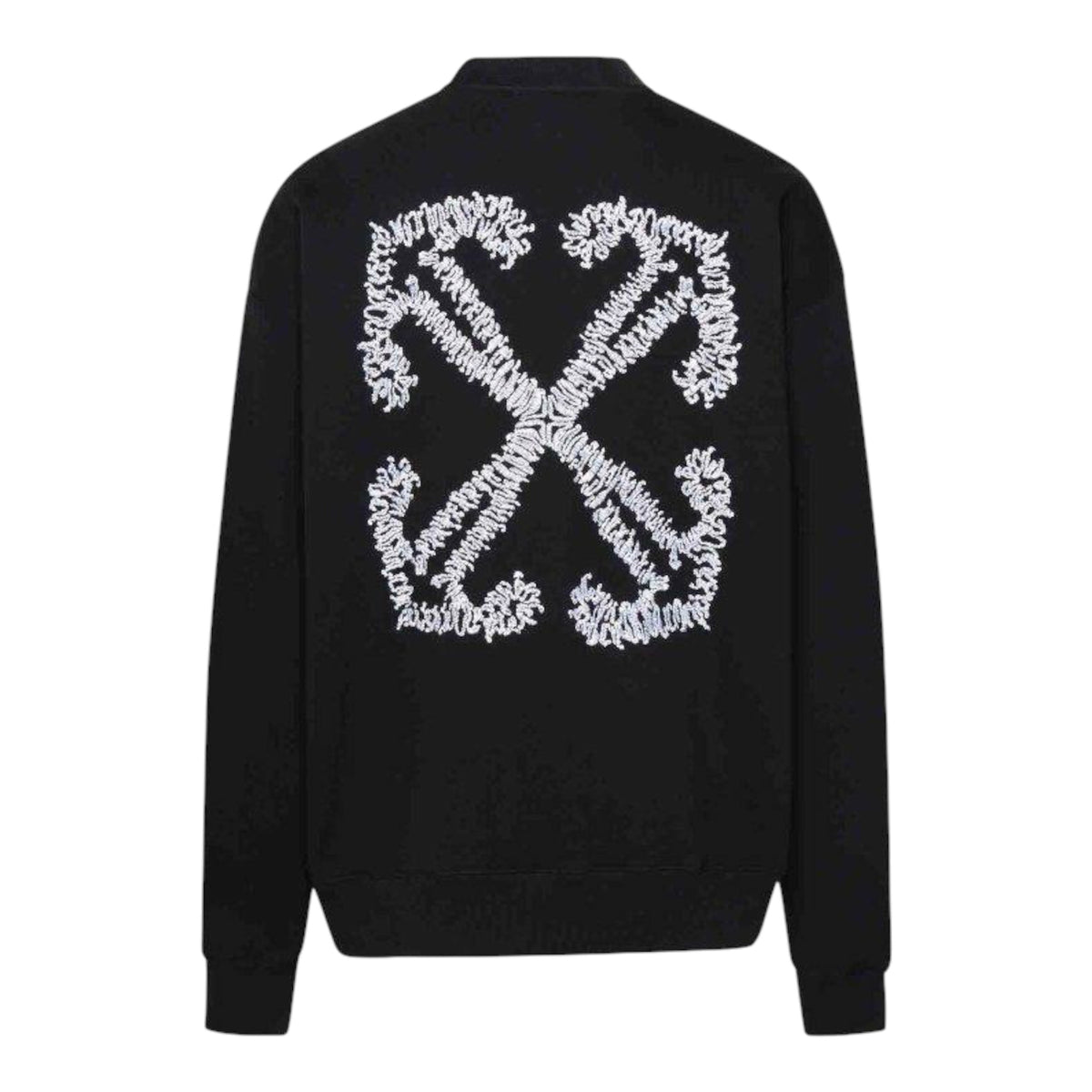 Off White Arrow Crewneck Black SweatShirt