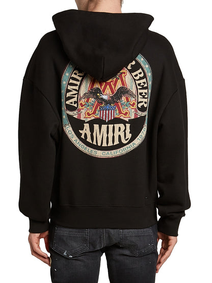 Amiri Eagle Logo Oversized Hoodie