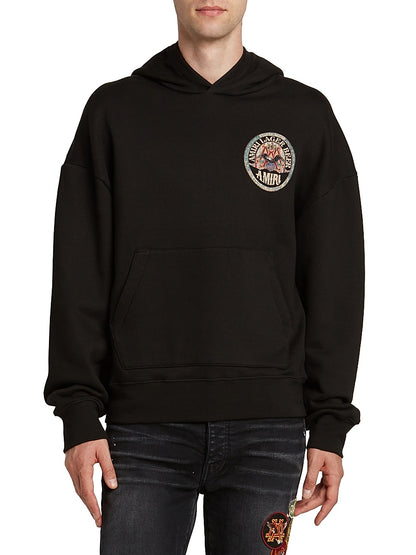 Amiri Eagle Logo Oversized Hoodie
