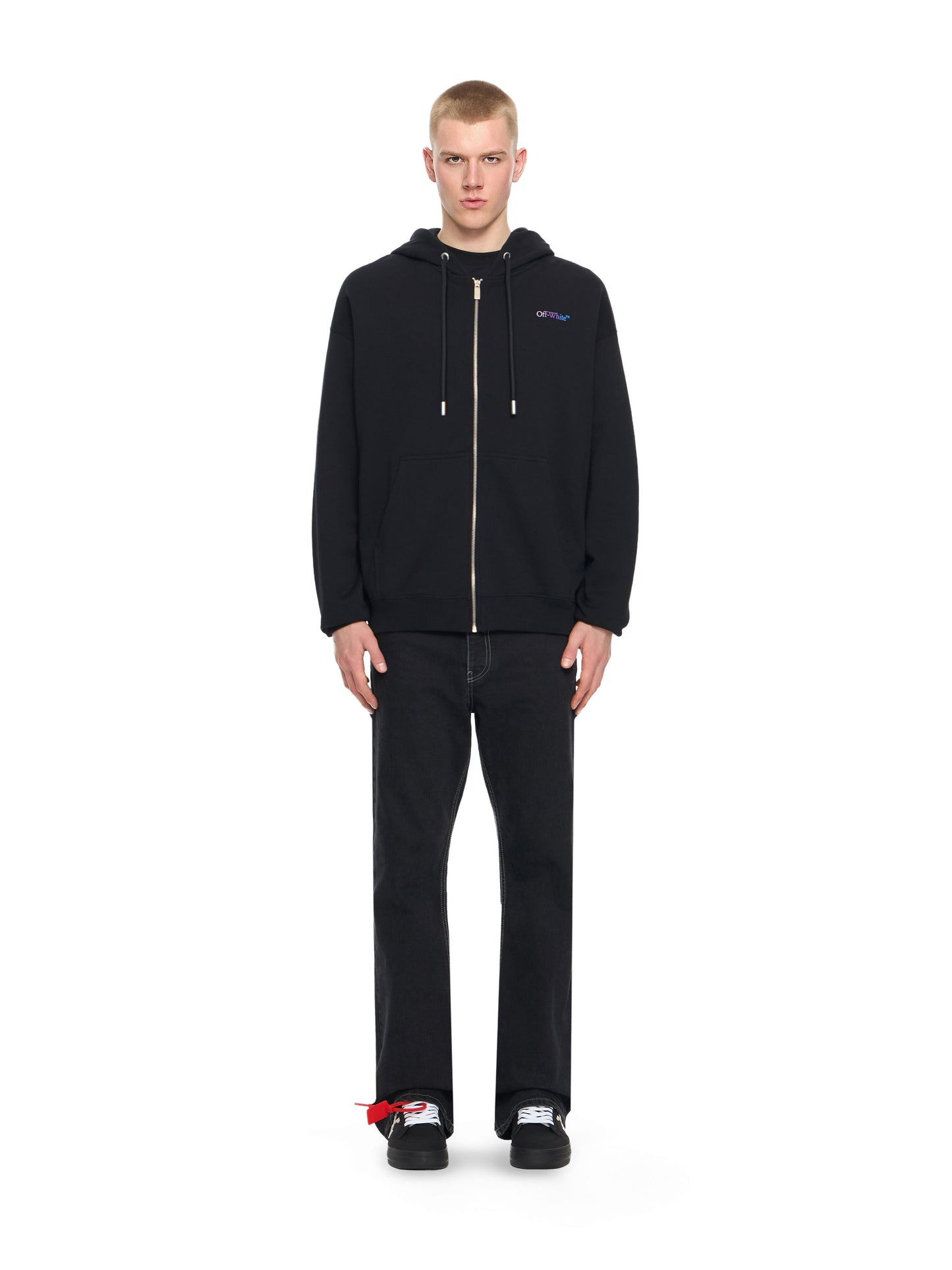 Off White Zip Hoodie