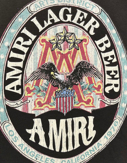 Amiri Eagle Logo Oversized Hoodie