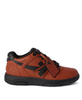 Off White Out Off Office Basketball Grained Sneakers