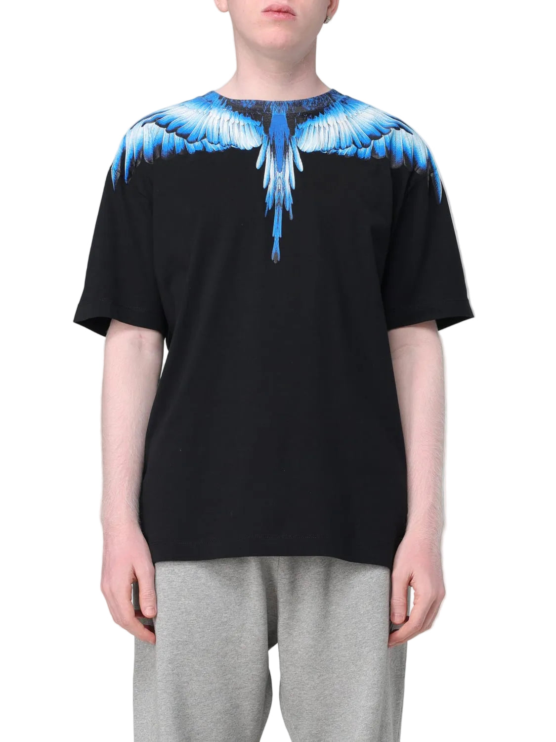 Marcelo Burlon WIngs Black/Blue T-Shirt