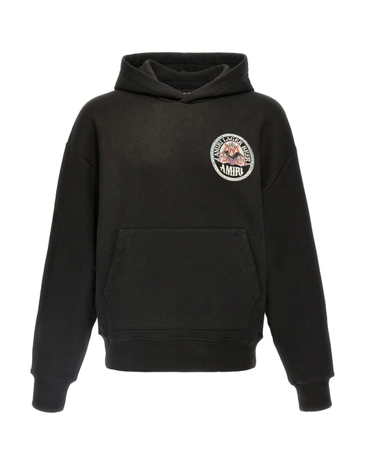 Amiri Eagle Logo Oversized Hoodie