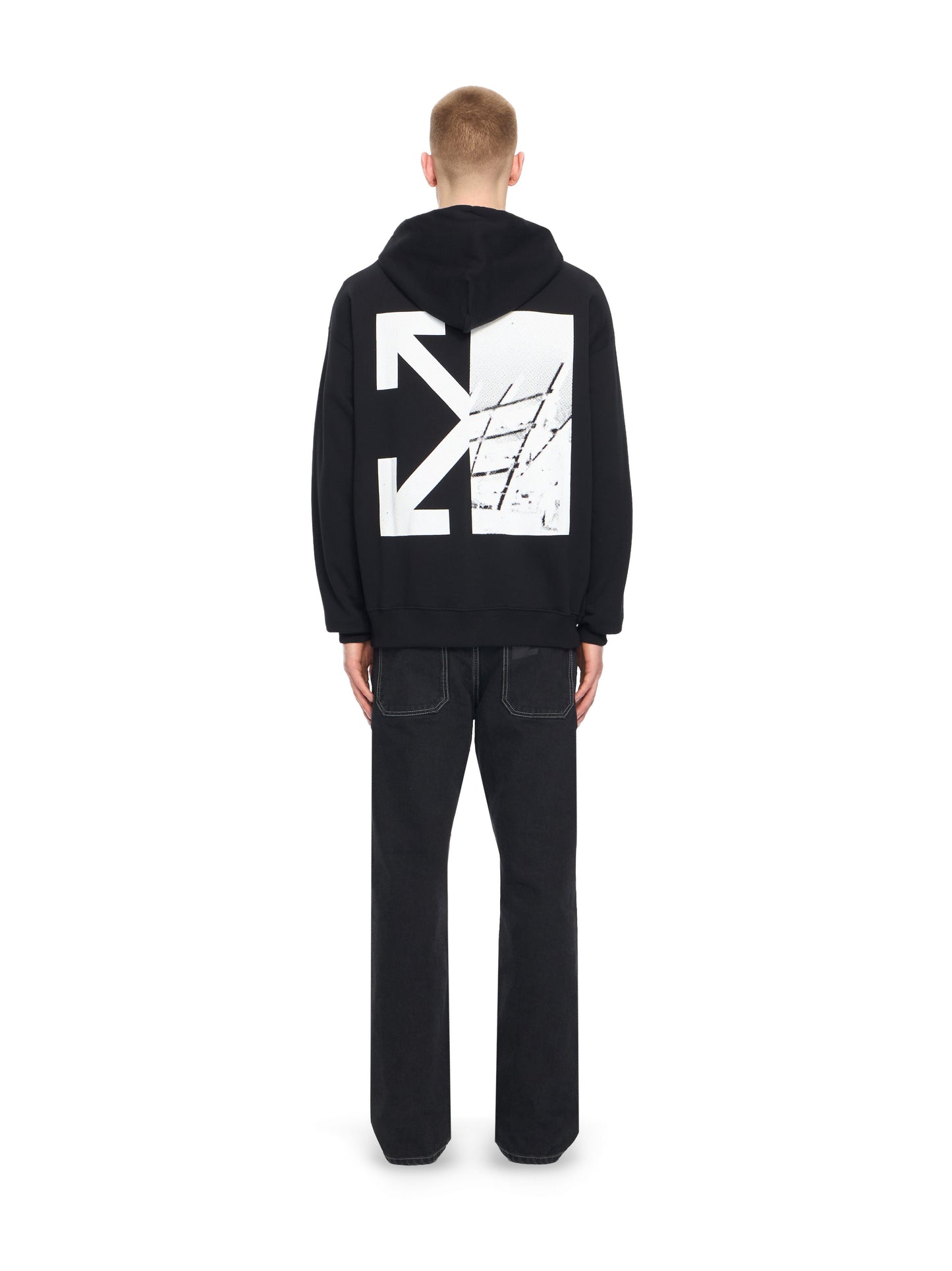 Off White Zip Hoodie