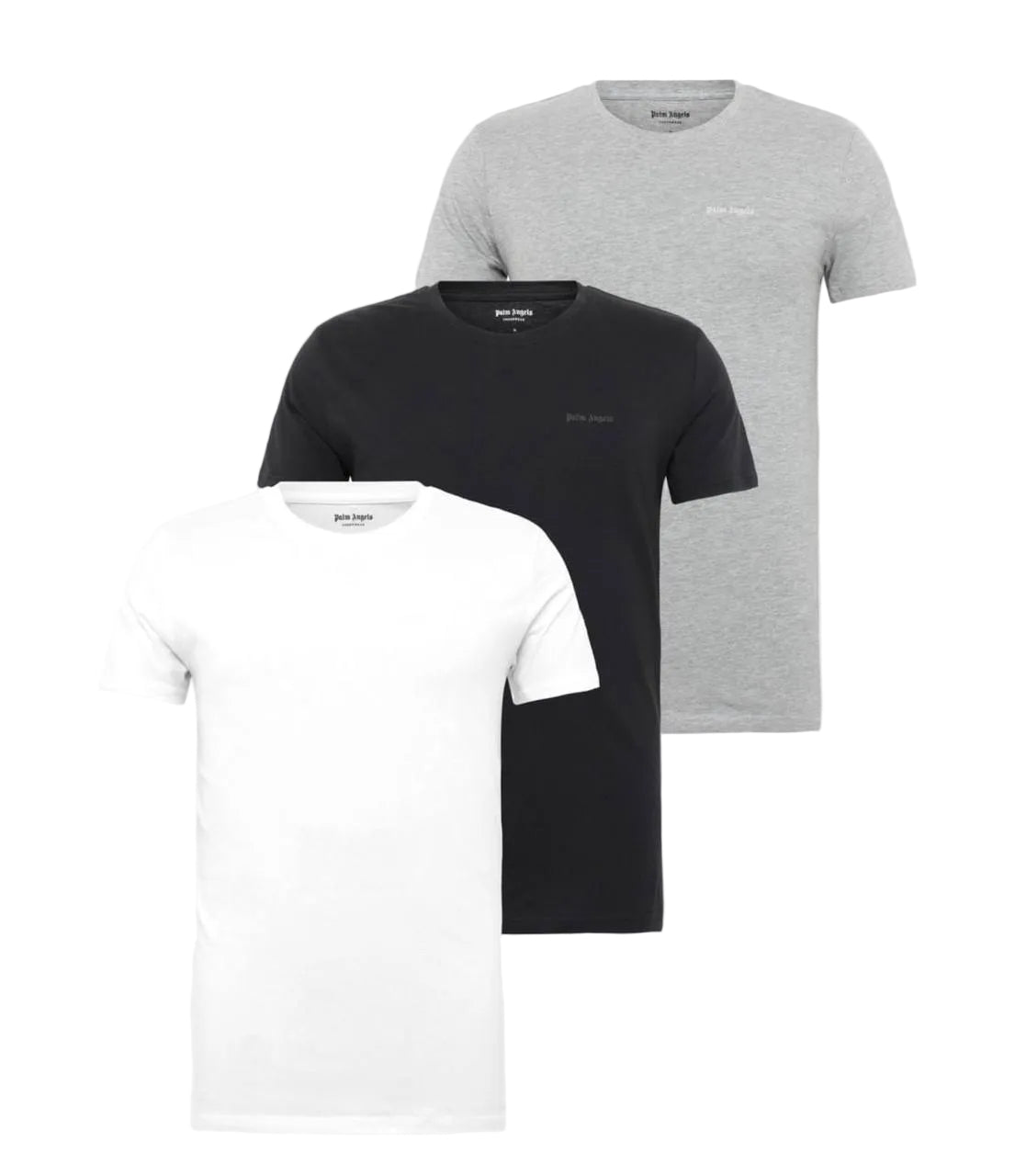Palm Angels UnderShirts 3 Pack White/Grey/Black T-Shirt