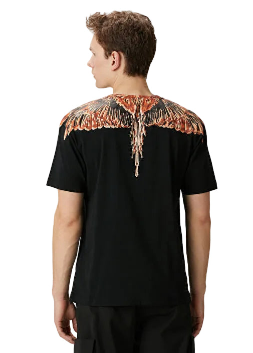 Marcelo Burlon Icon Wings Black/Orange T-Shirt