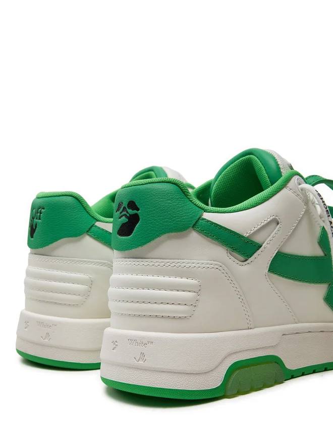 Off White Out Off Office White/Green Sneakers