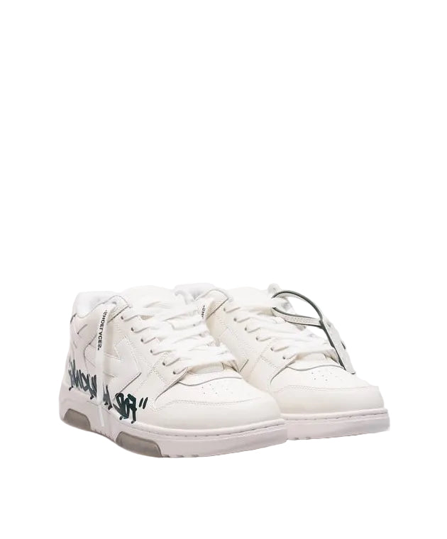 Off White For Walking Green/White Sneakers