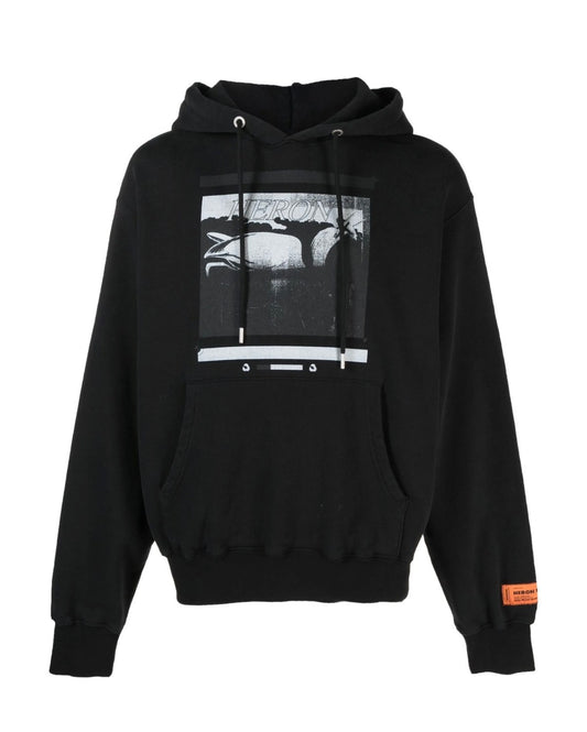 Heron Preston Graphic-Print Hoodie
