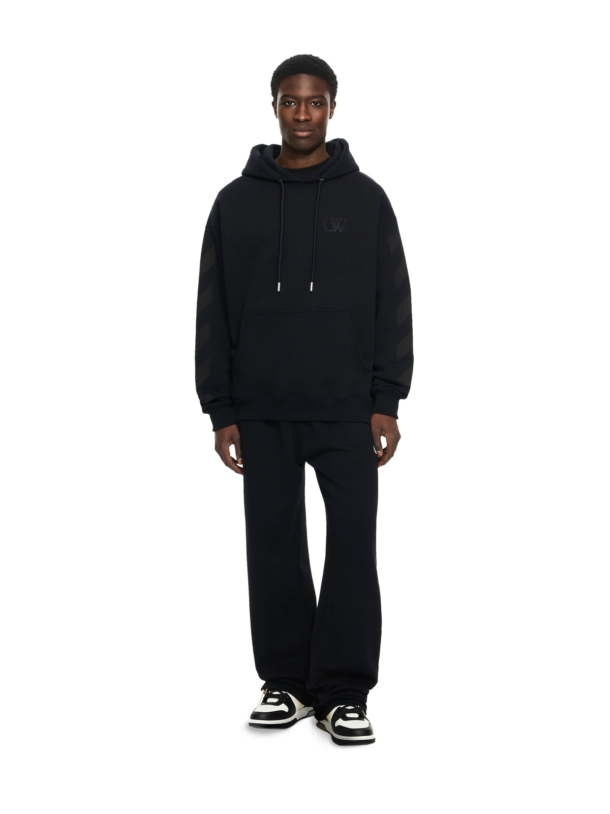 Off White Skate Full Black Hoodie