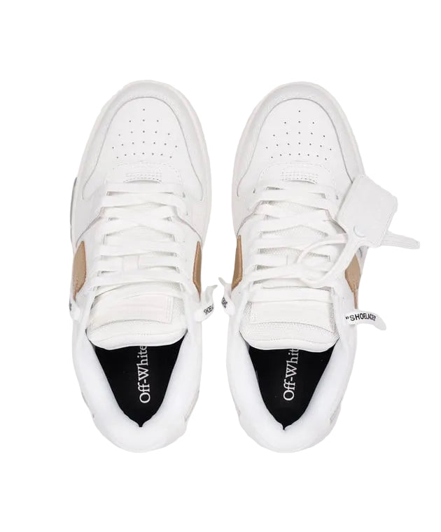 Off White Out Off Office White/Gold Sneakers