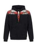 Marcelo Burlon Icon Wings Black/Red Hoodie