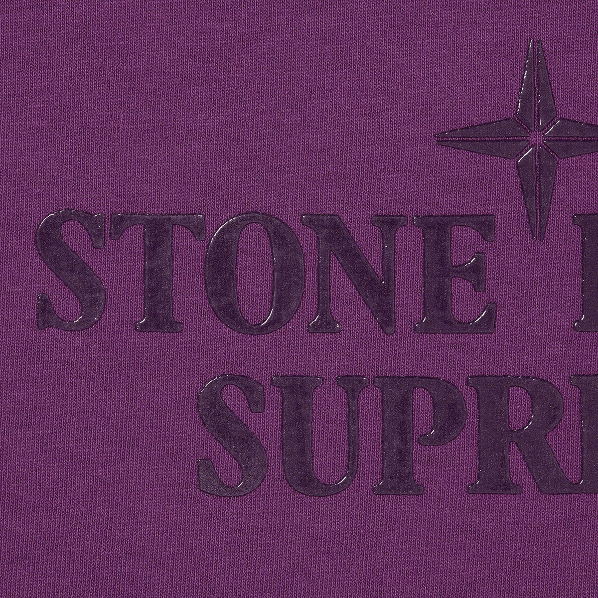 Stone Island x Supreme SS2022 Purple T-Shirt