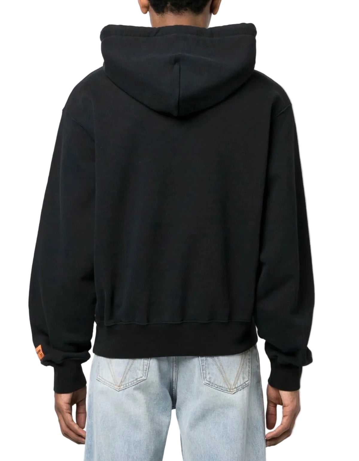 Heron Preston Graphic-Print Black Hoodie
