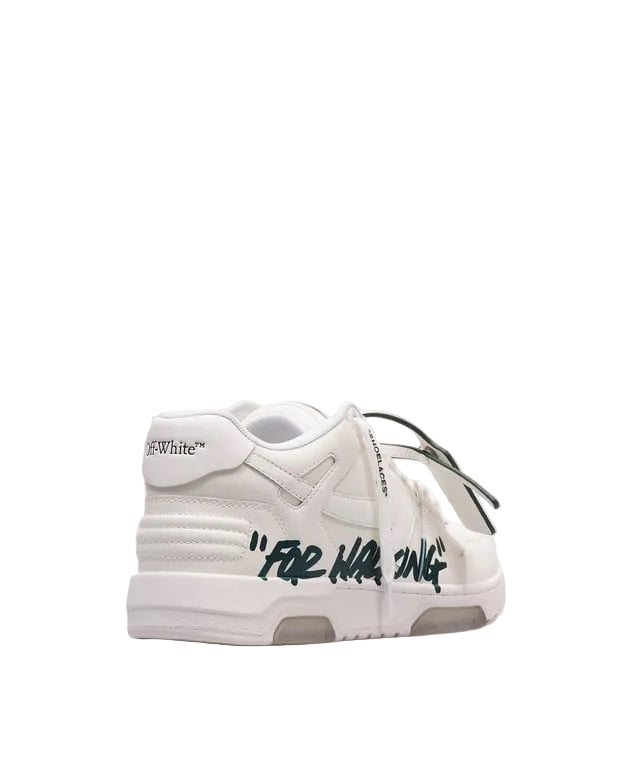 Off White For Walking Green/White Sneakers