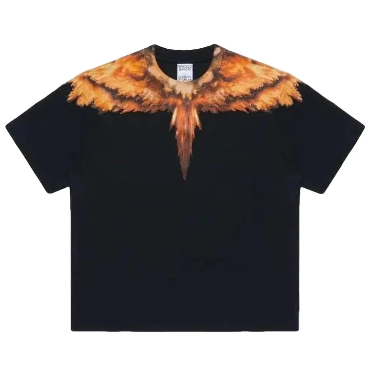 Marcelo Burlon Colodust Wings Black/Orange T-Shirt