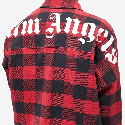 Palm Angels Curved Logo Overshirt