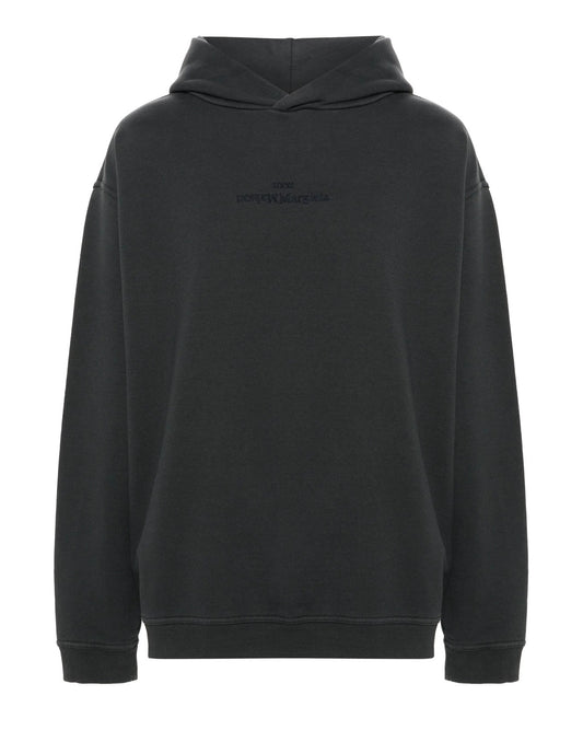 Maison Margiela Logo-Embroidered Hoodie