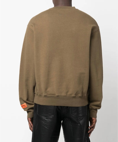 Heron Preston Logo-Patch Bird-Print Sweatshirt