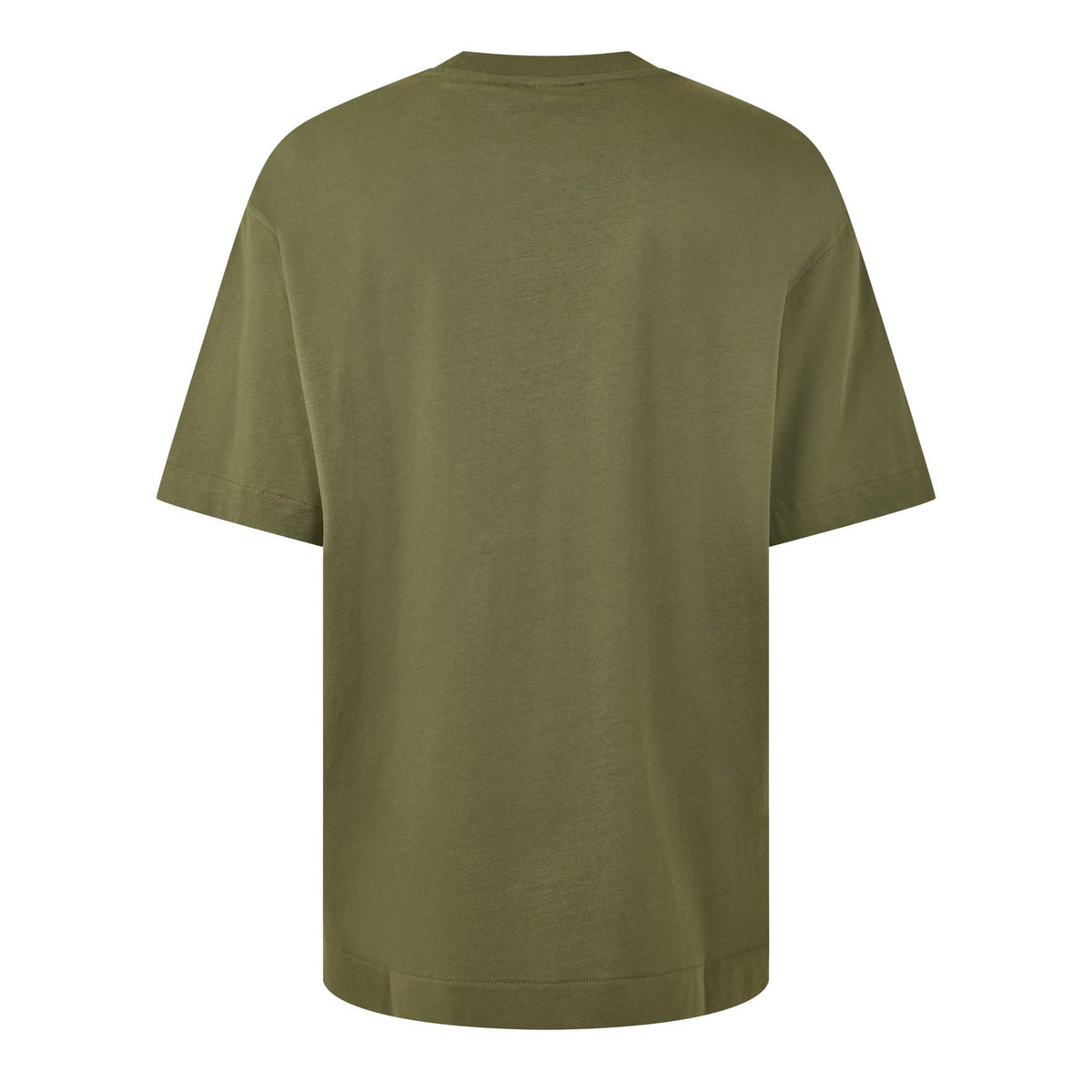 Off White Logo Print Green T-Shirt