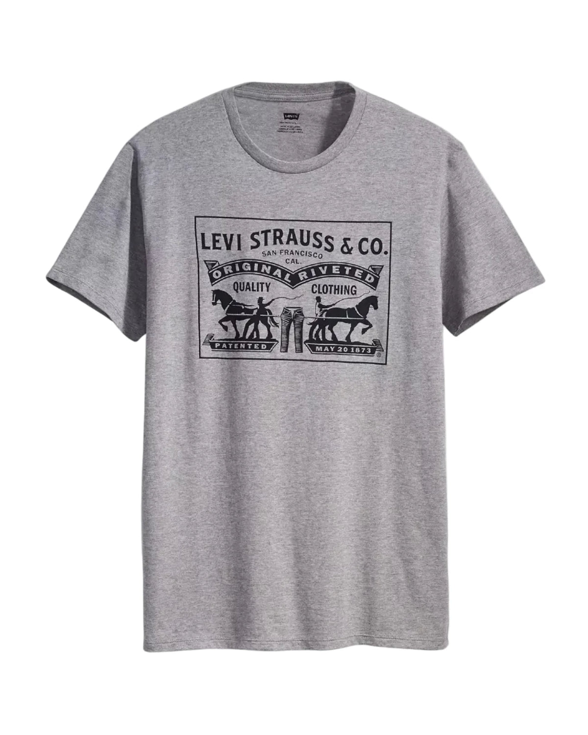Levi’s Two House Graphic Grey T-Shirt
