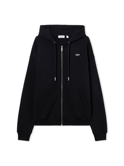 Off White Zip Hoodie