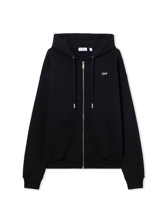 Off White Zip Hoodie