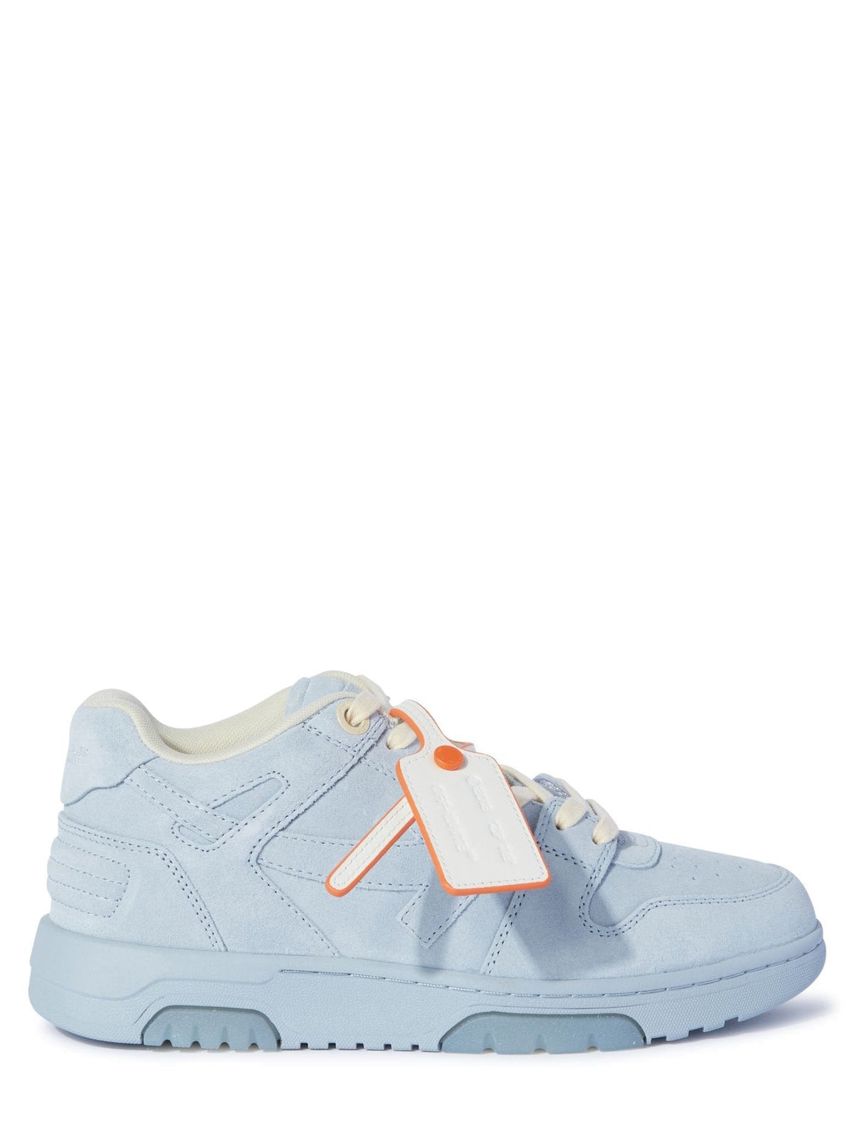 Off White Out Off Office Full Suide Blue Sneakers