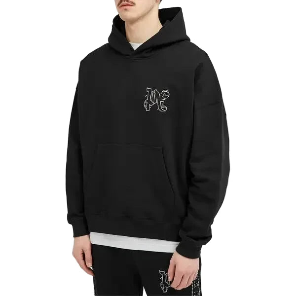Palm Angels Big Logo Swarovski Hoodie