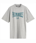 Palm Angels Logo Print Grey T-Shirt