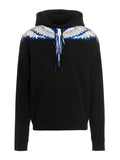 Marcelo Burlon Icon Wings Black/Blue Hoodie