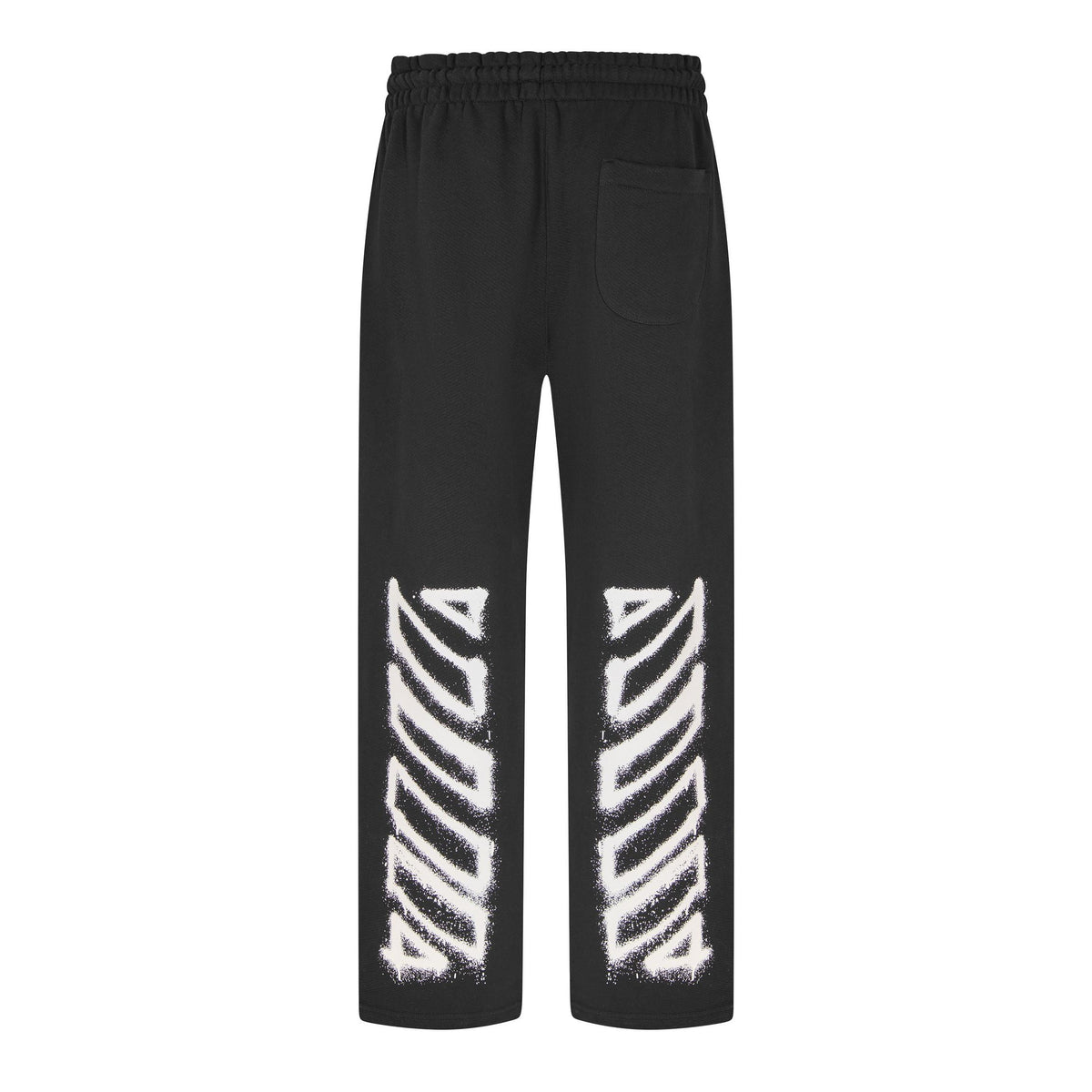 Off White Arrow Open Hem Black/White Pants