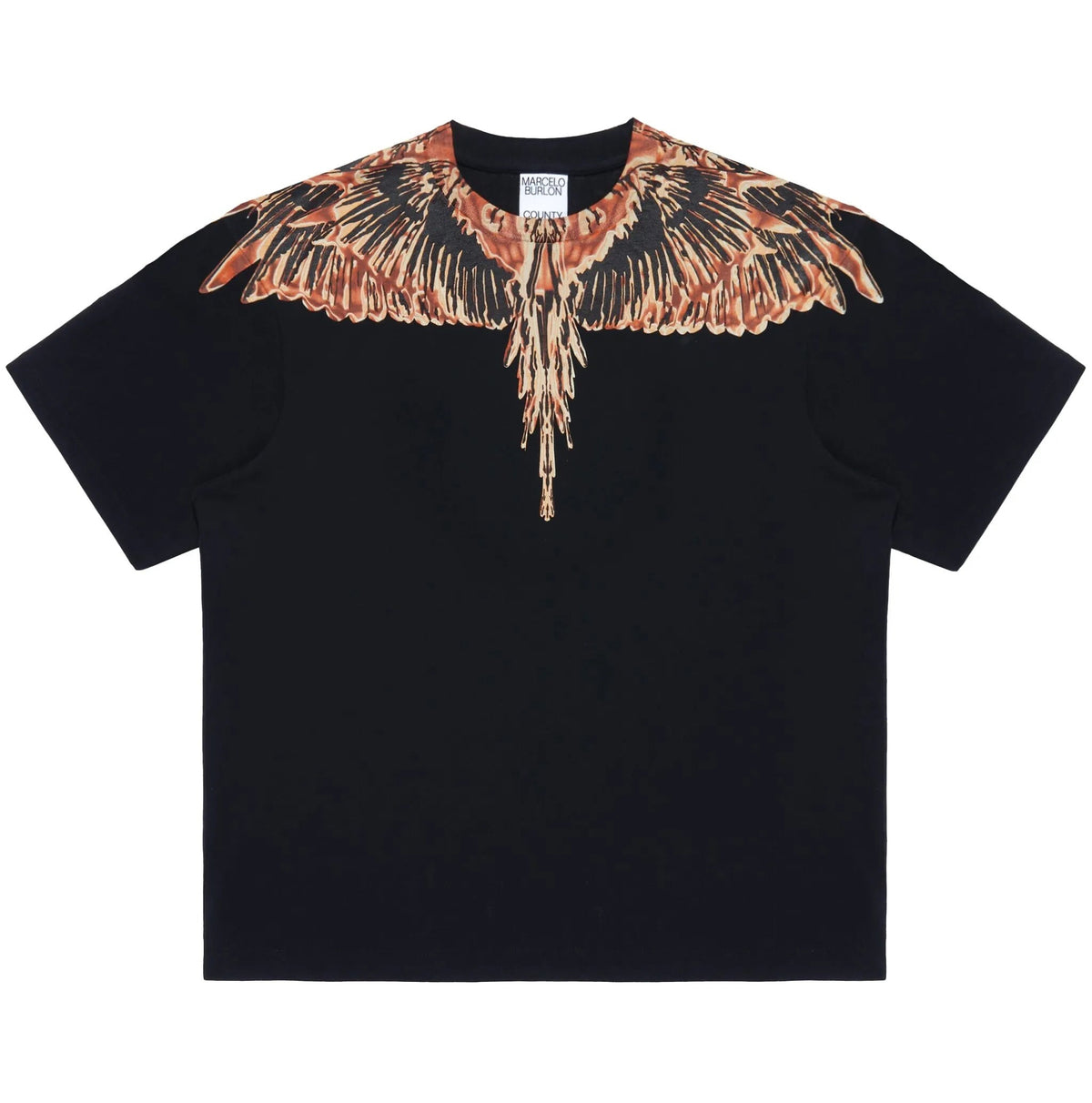 Marcelo Burlon Icon Wings Black/Orange T-Shirt
