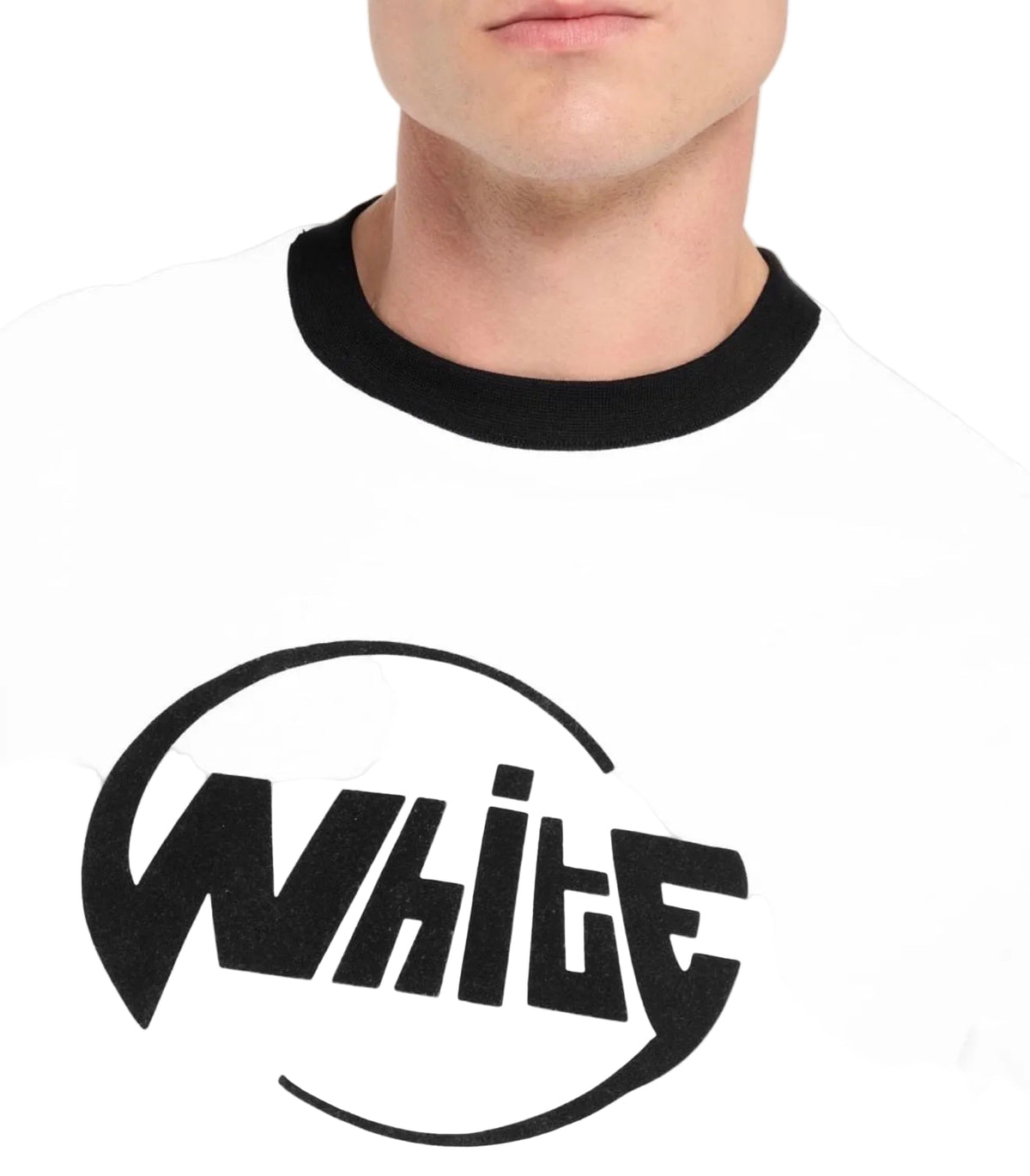 Off White Crew Neck White T-Shirt