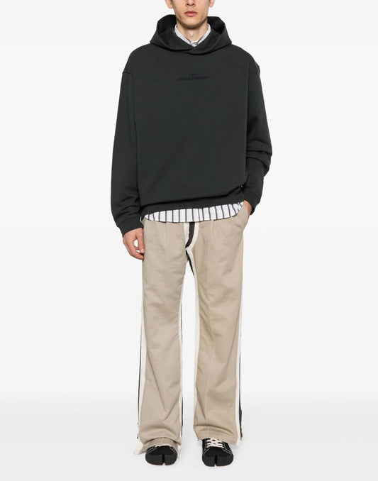 Maison Margiela Logo-Embroidered Hoodie