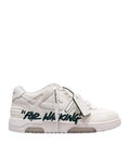 Off White For Walking Green/White Sneakers