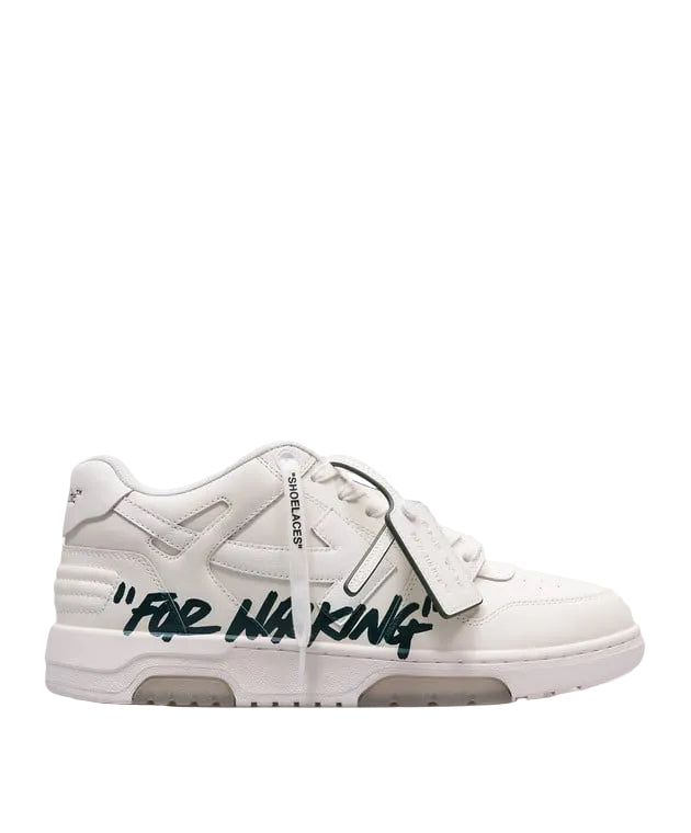Off White For Walking Green/White Sneakers