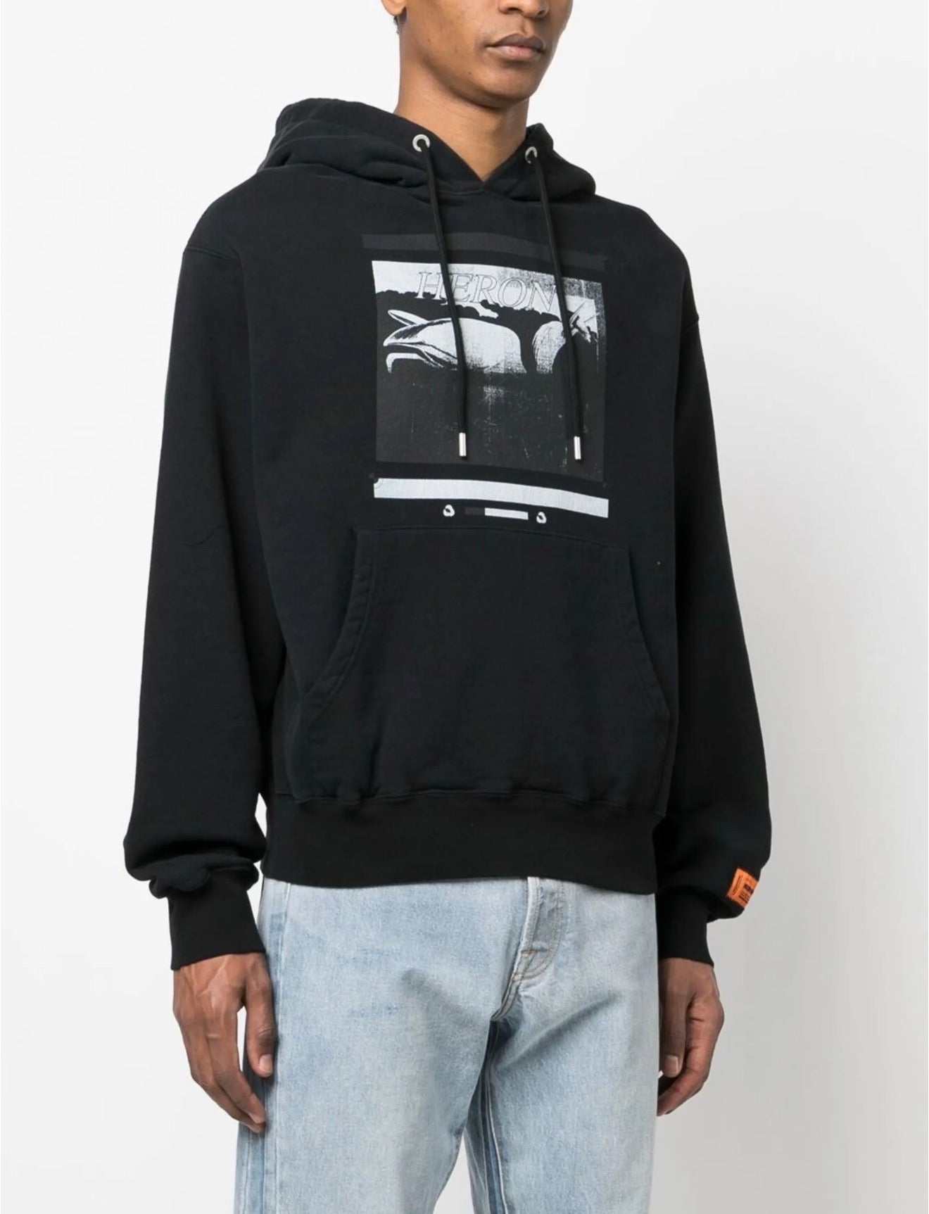 Heron Preston Graphic-Print Hoodie