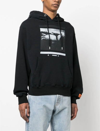 Heron Preston Graphic-Print Hoodie