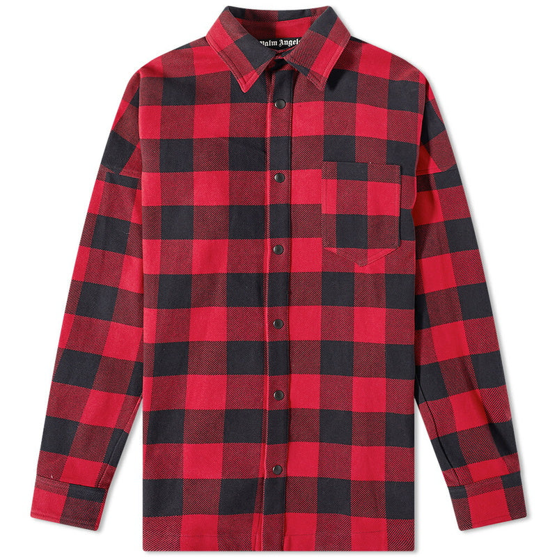 Palm Angels Curved Logo Overshirt