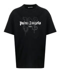 Palm Angels Sprayed Paris Black T-Shirt