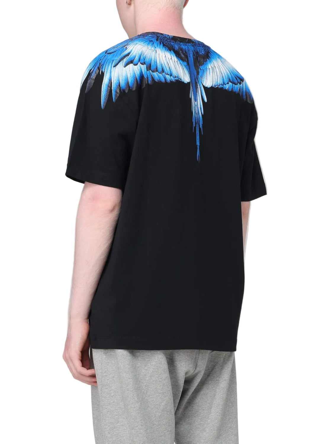 Marcelo Burlon WIngs Black/Blue T-Shirt
