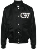 Off White Varsity White/Black Bomber