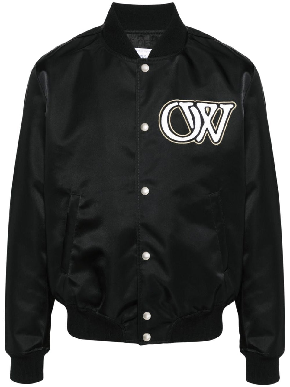 Off White Varsity White/Black Bomber