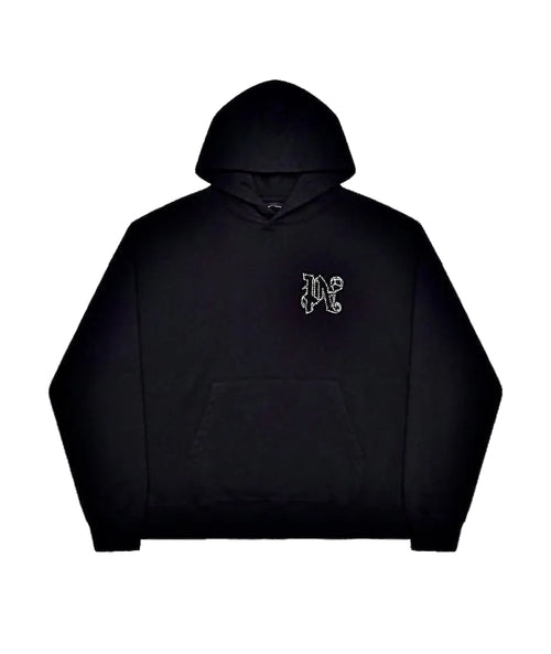 Palm Angels Big Logo Swarovski Hoodie