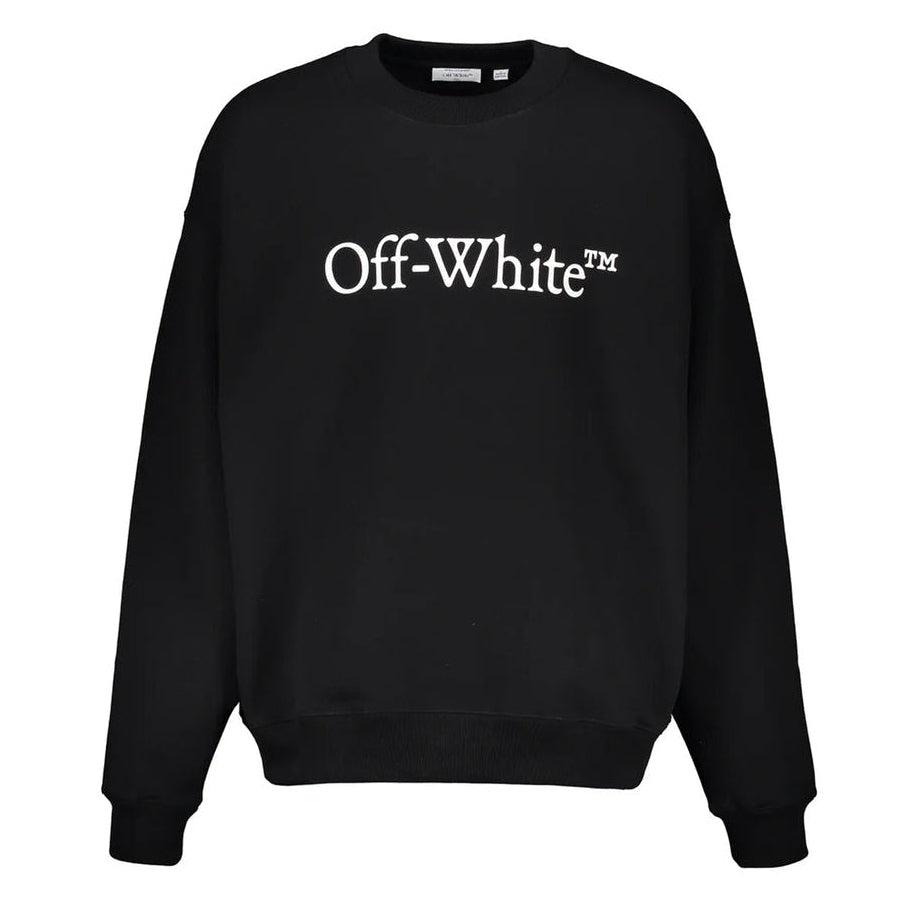 Off White Bookish Skate Crewneck Black SweatShirt
